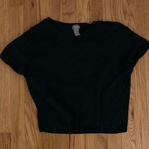 Tilly's Black Crop Top